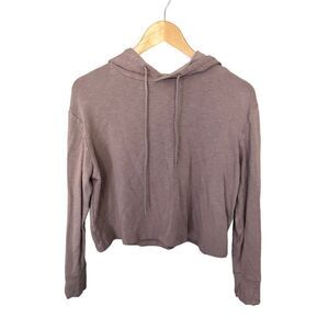 ‎UFC Gym Beige Crop Hoodie Sweatshirt